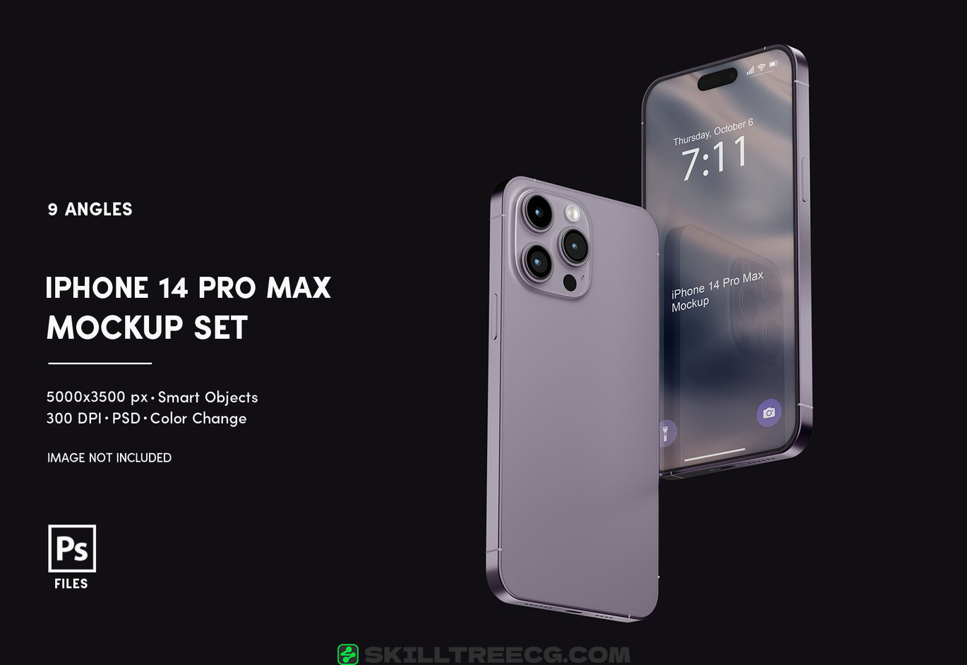 图片[5]-IPhone 14 Pro Max Mockup Set（601059）-技能树